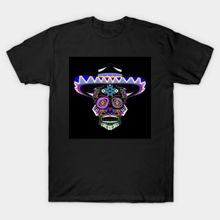 mariachi in death smile pattern ecopop T-Shirt